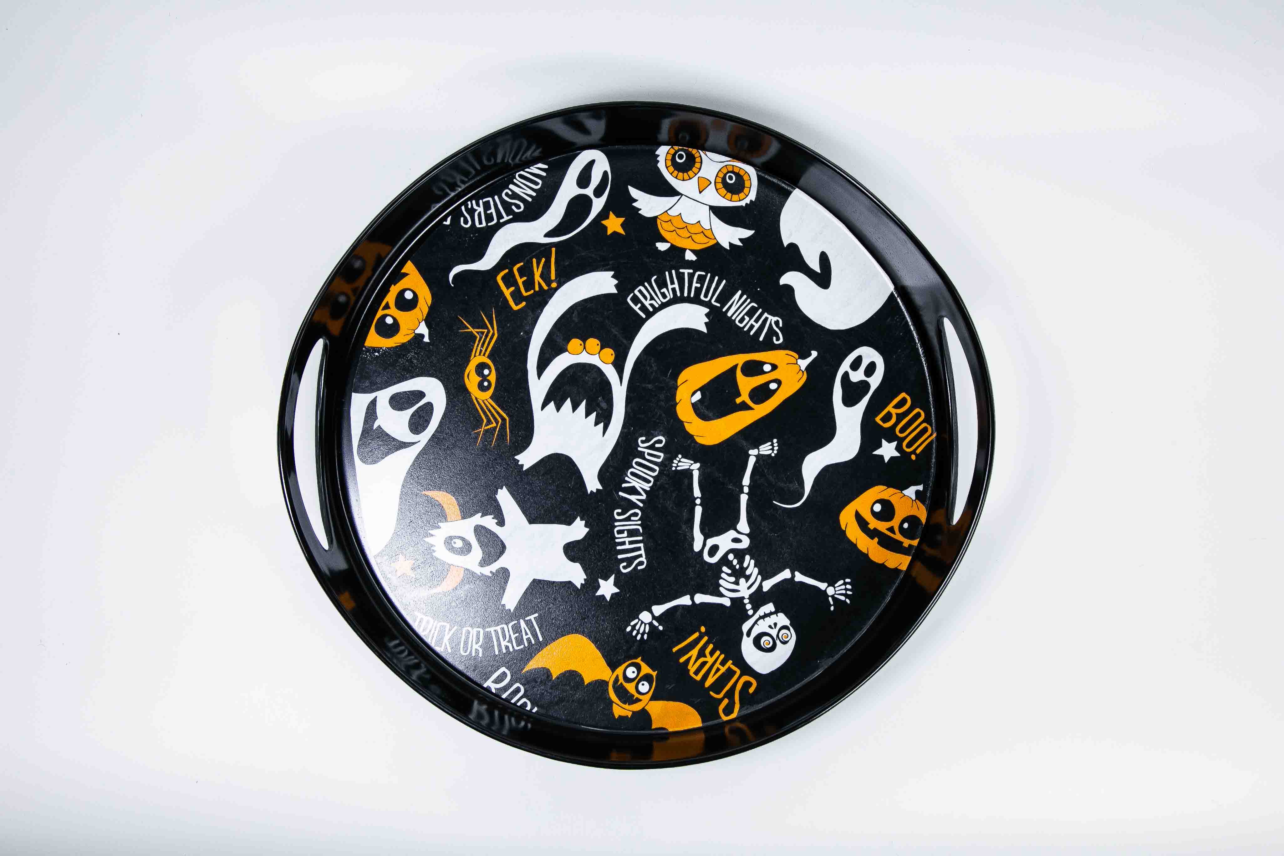 13'' Round Tray with Handle 