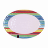 16'' oval plate
