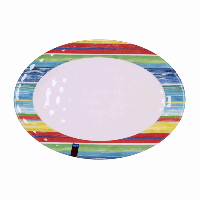 16'' oval plate