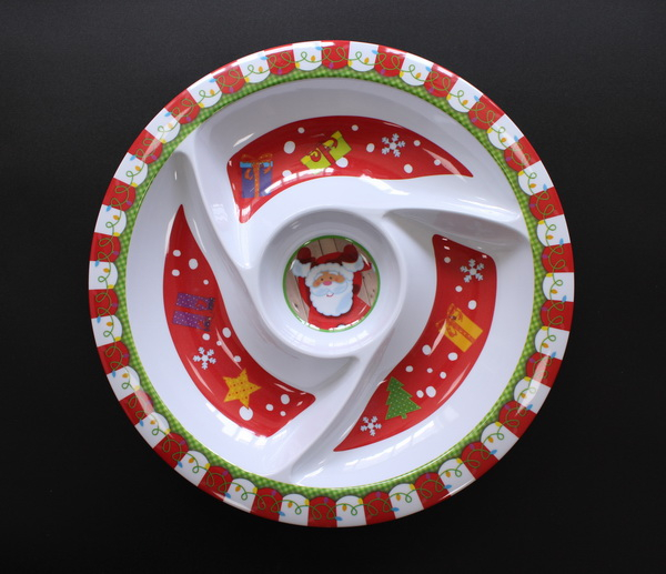 15" Chip & Dip Plate
