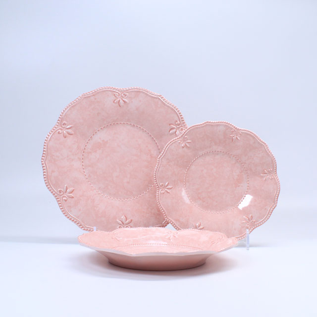 flower plate - dinner set