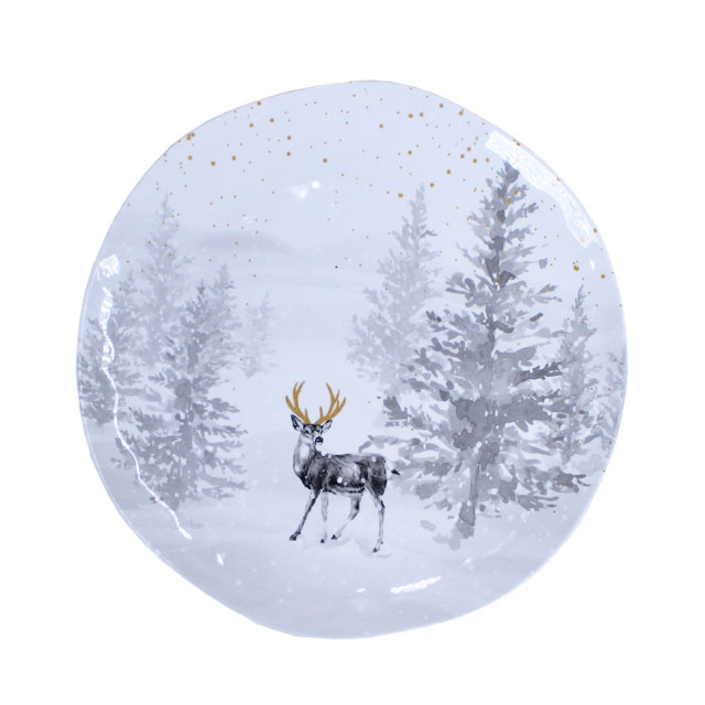 13.75“ Deer design plate