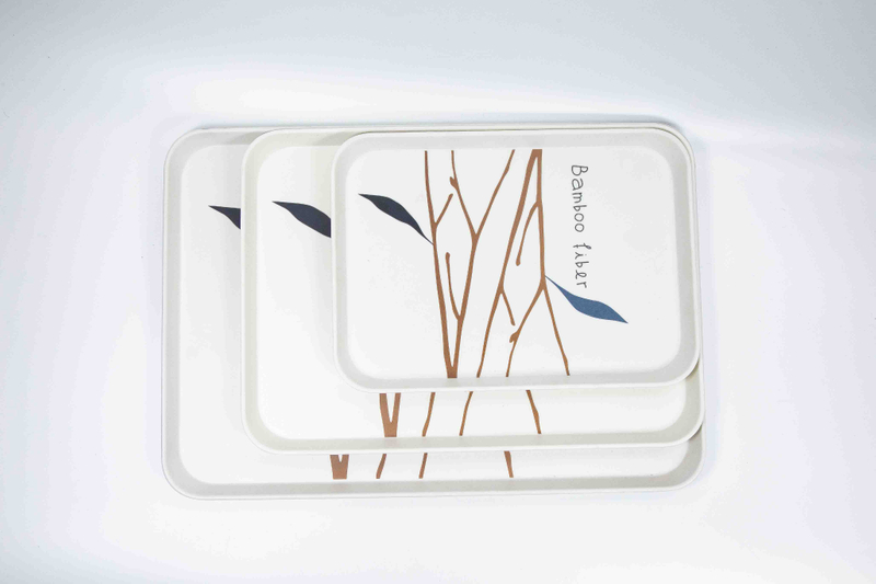 11.75''/15''/17.5'' Rectangle Bamboo Tray