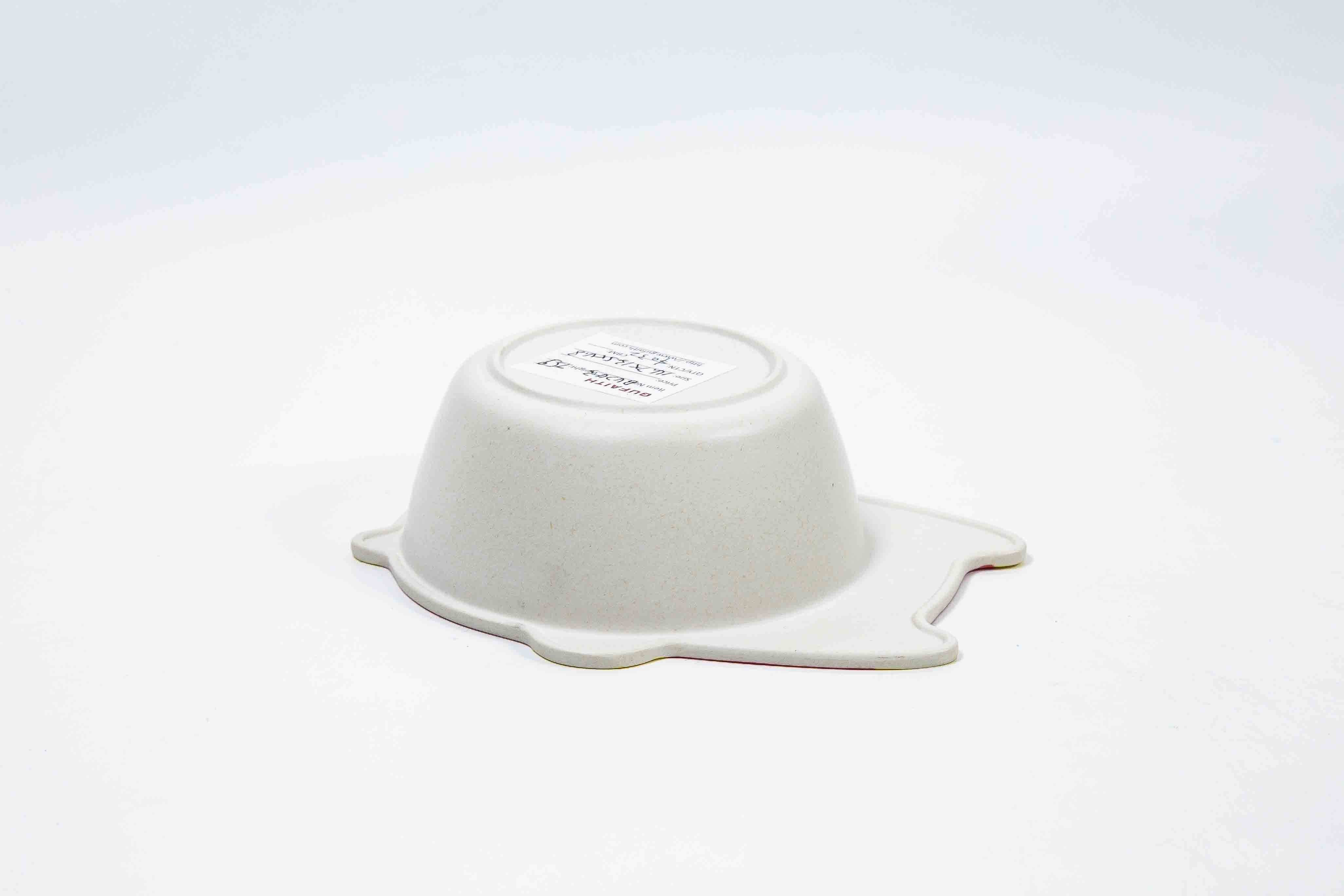 5.75'' owl shaped bamboo bowl 