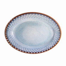 18'' oval plate