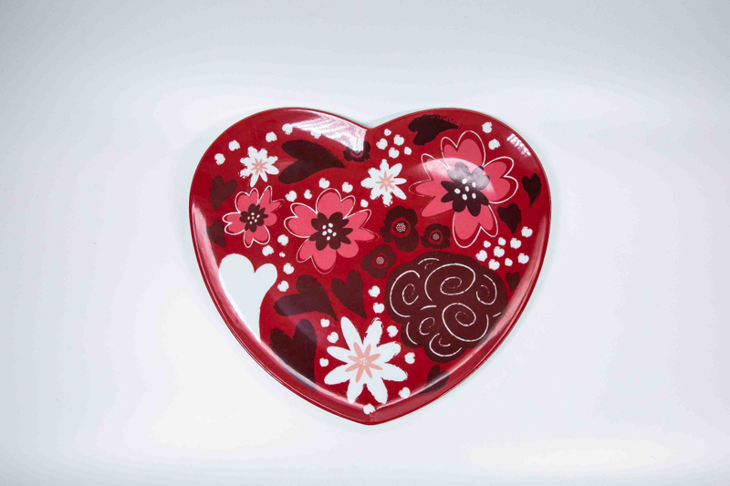14''heart Shaped Plate