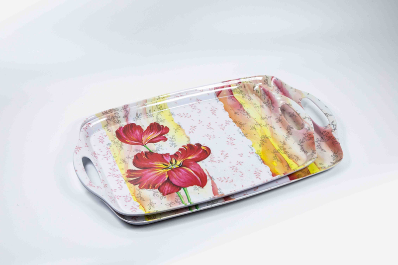 17''/19'' Serving Tray with Handle 