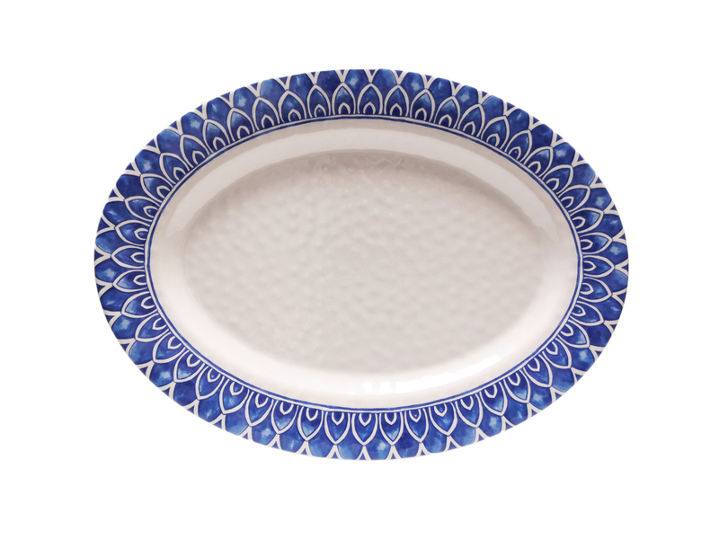 18" oval plate