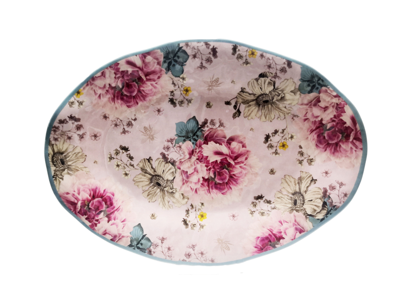19" oval plate