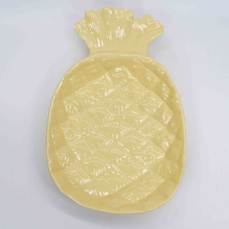 13“ pineapple plate