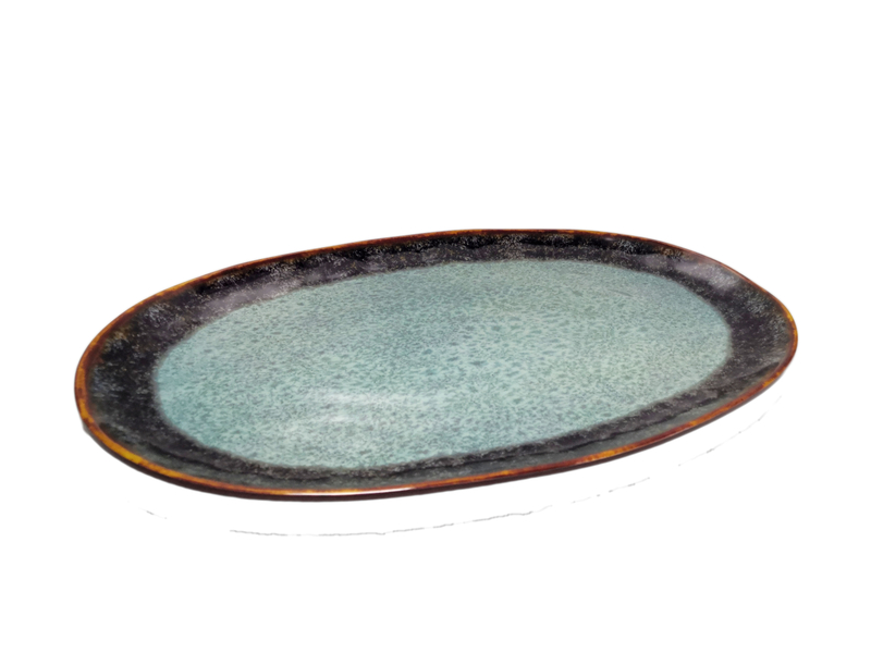 19" oval plate