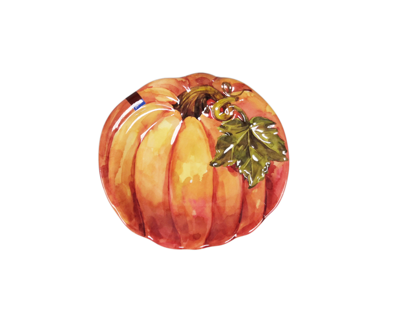 8.5” pumpkin plate